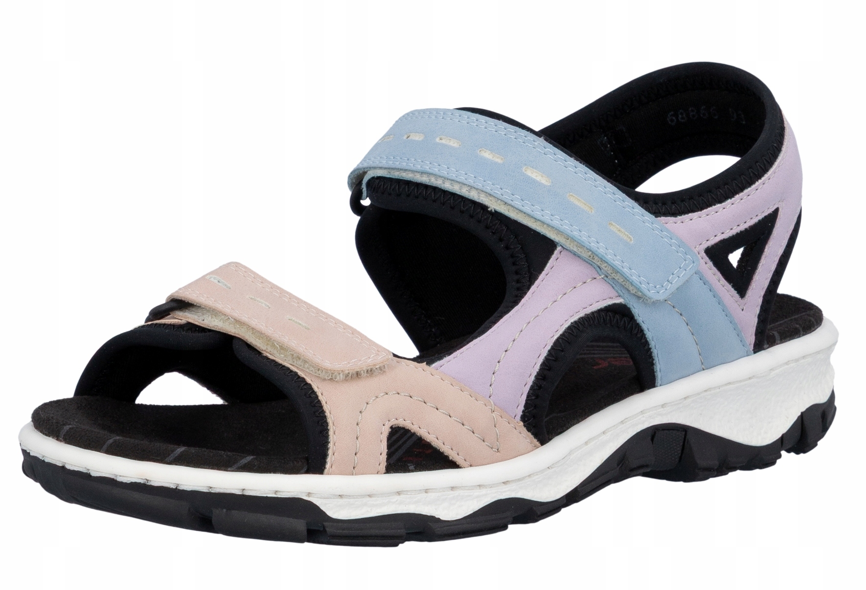 Rieker 68866-93 vel.40 barevné trekové sportovní sandály