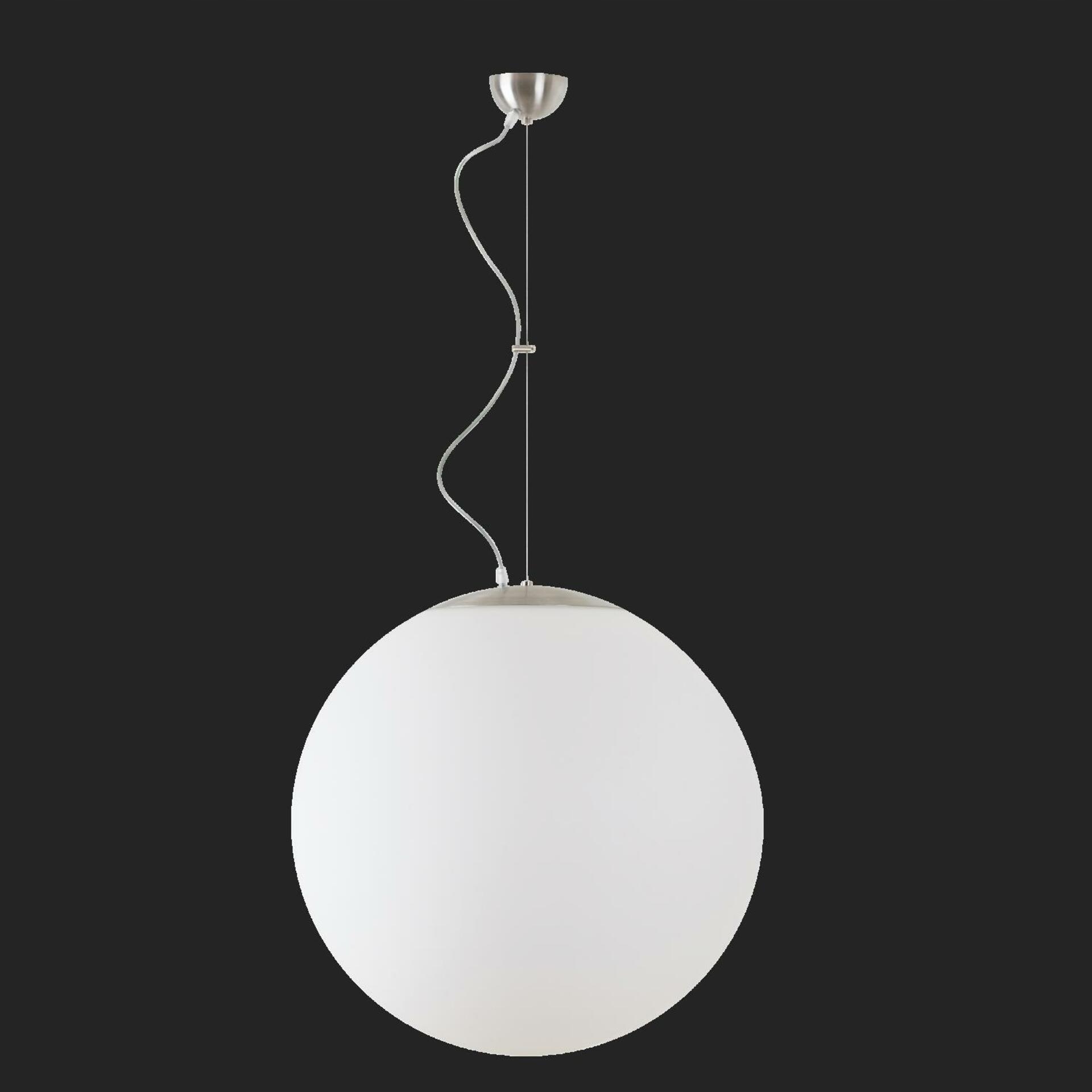 Osmont 60326 Adria L5 závesné sklenené svietidlo nerez brúsená biela IP40