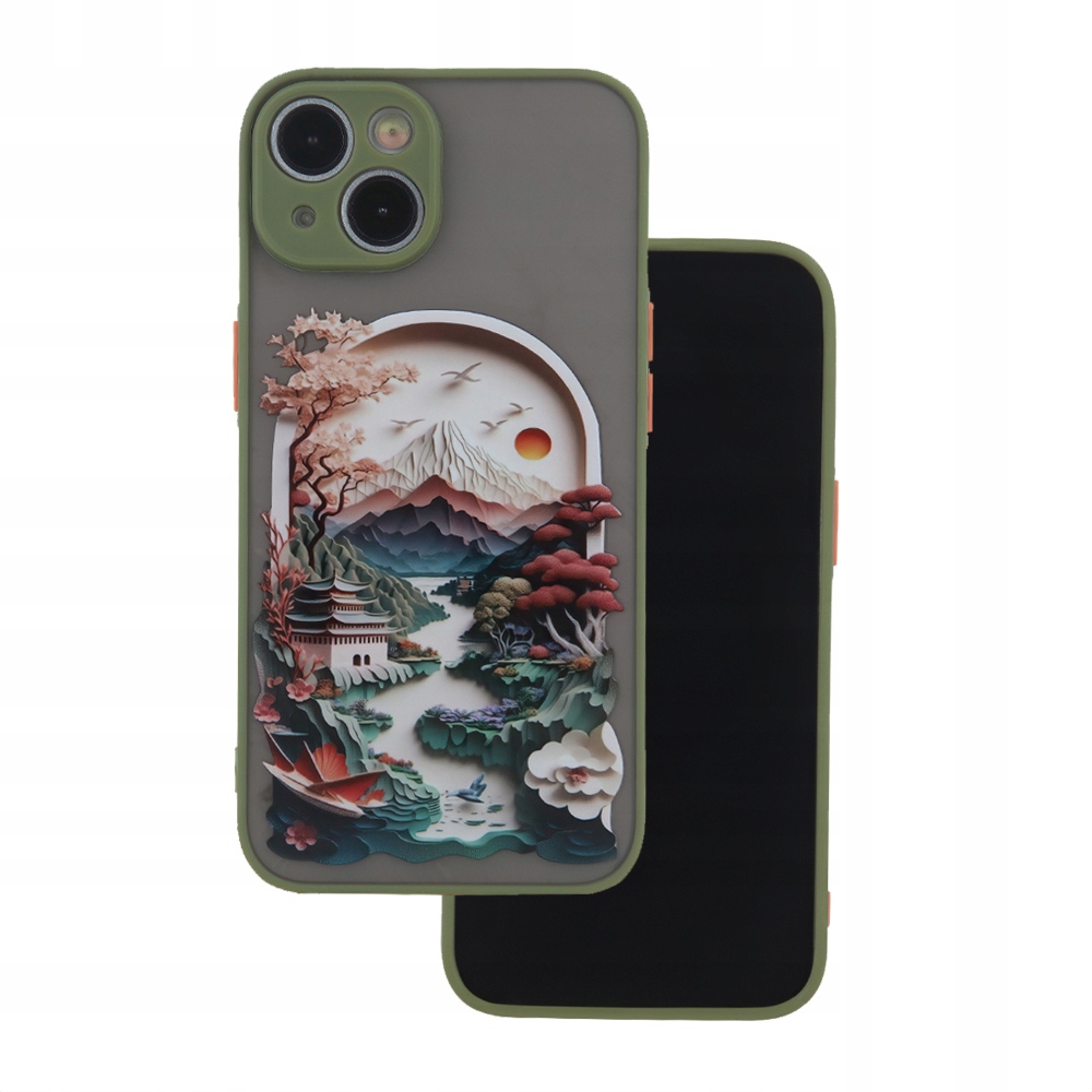 Ultra Trendy hátlap Xiaomi Redmi Note 13 Pro 5G Travel készülékhez, zöld