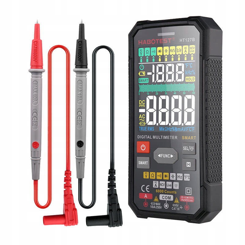 

Cyfrowy multimetr uniwersalny Habotest HT127B