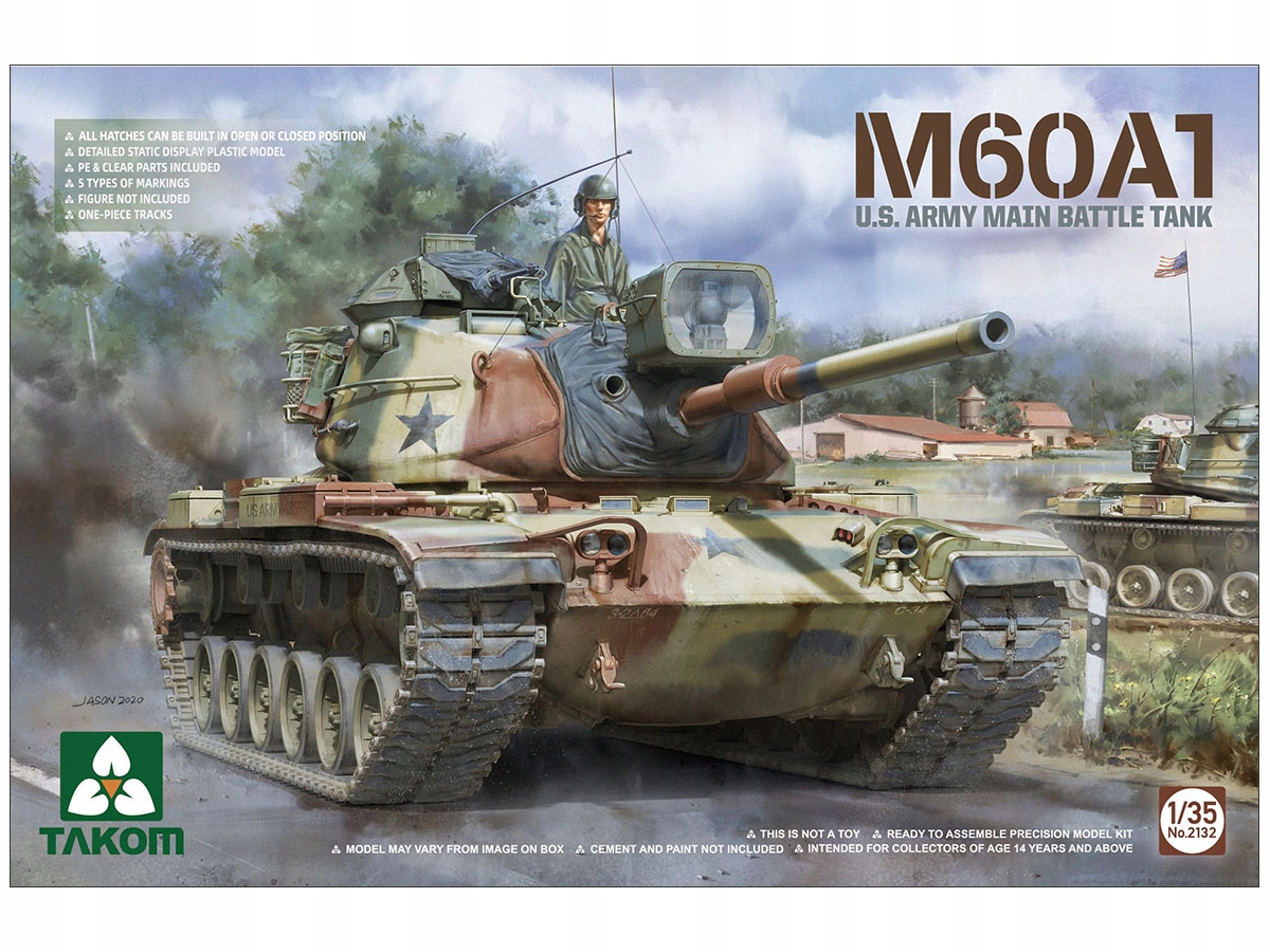 Takom 2132 1/35 M60A1 americký tank