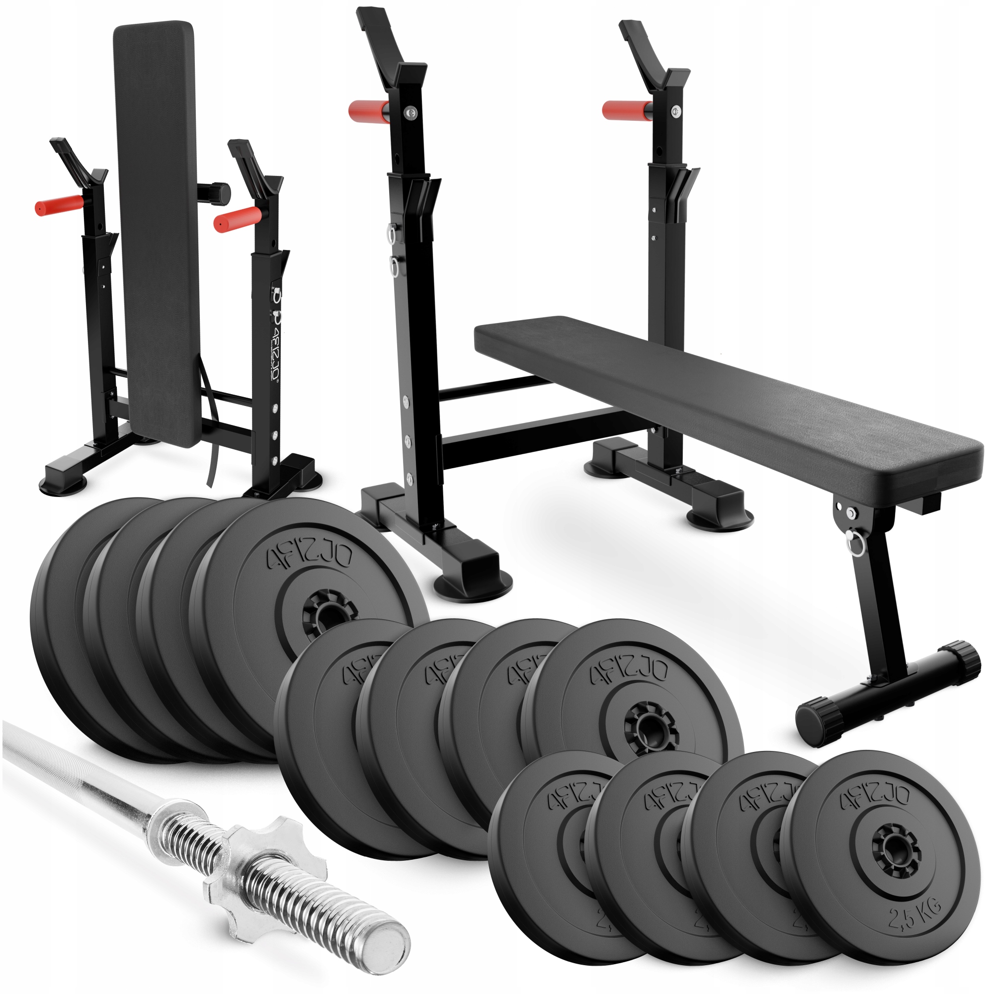 Kulturní sada Domácí posilovna Stojan Osa Bitumenový 70 kg