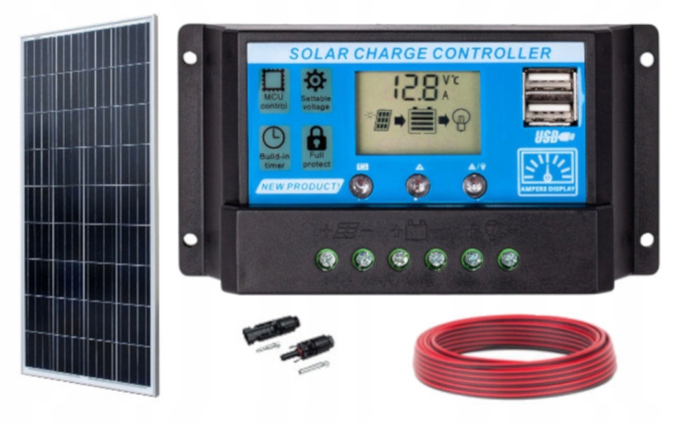 ZS180PWM20 - КОМПЛЕКТ СОНЯЧНИХ ФОТОЕЛЕКТРИЧНИХ ПАНЕЛЬ180W РЕГУЛЯТОР