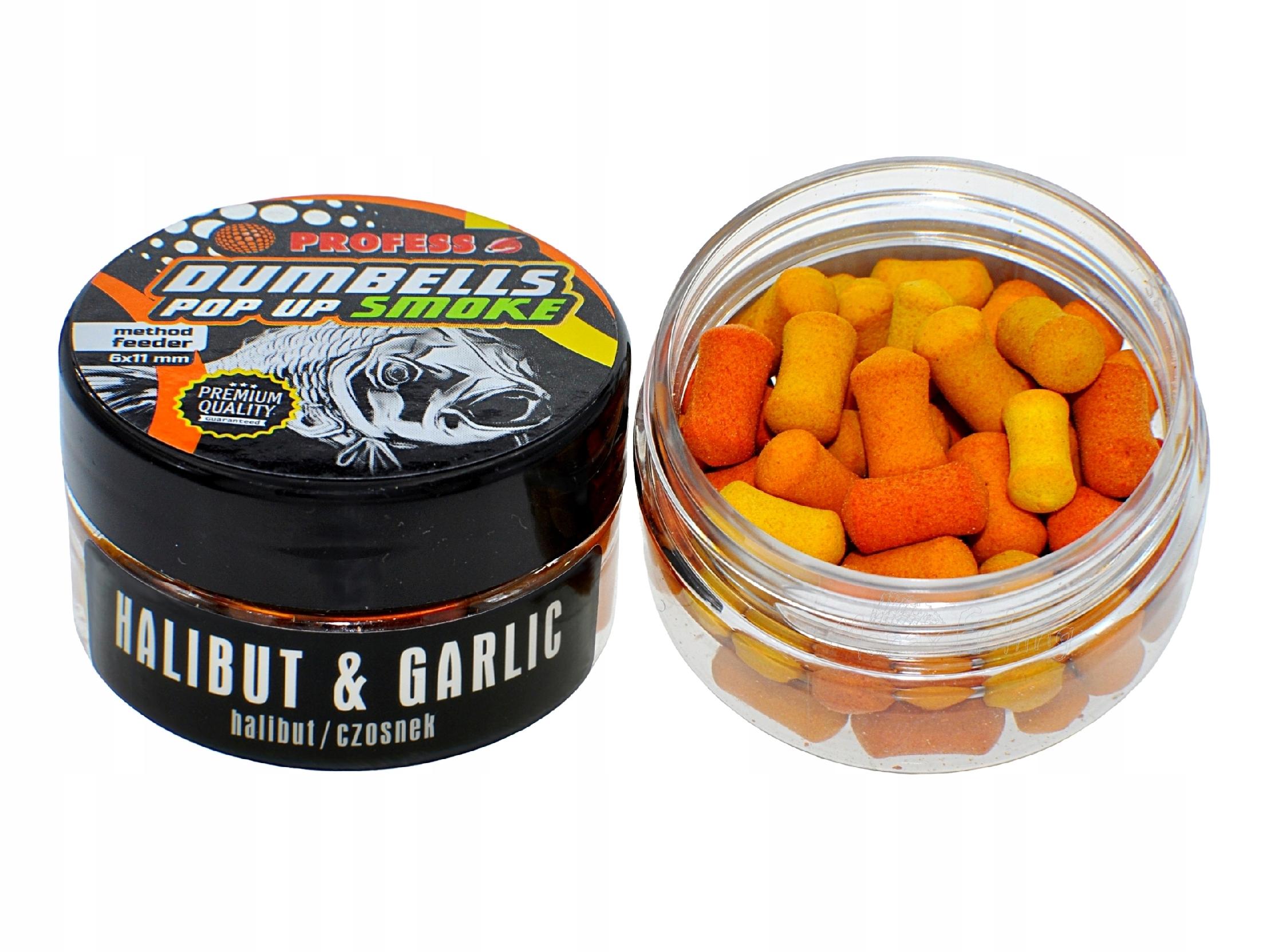 Dumbells - POP-UP - Smoke FLUO - Halibut-Czosnek