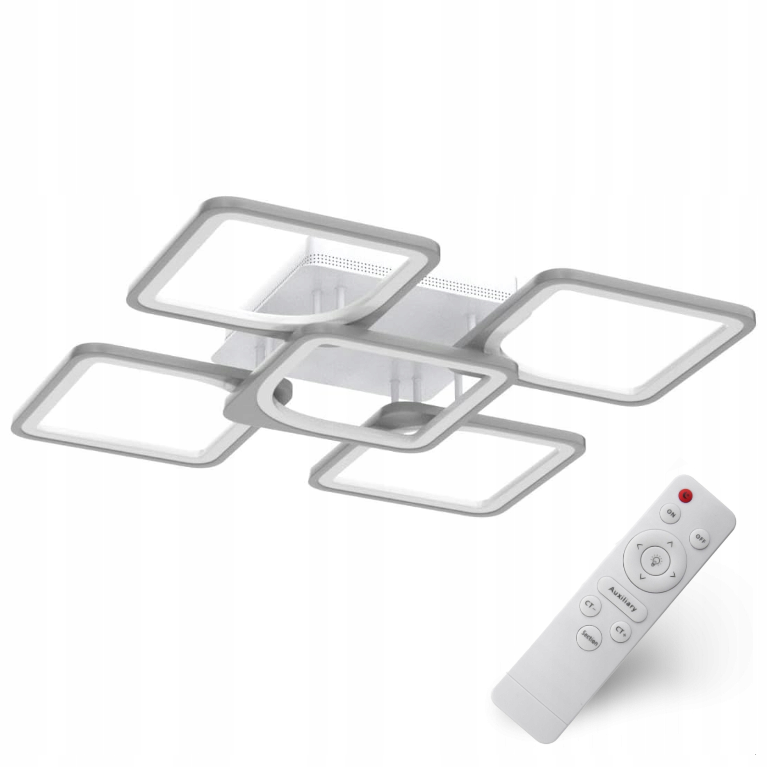 Stropná Lampa Luster Stropné Svietidlo Led Do Obývacej Izby 55CM S Pilotom 3 Farby