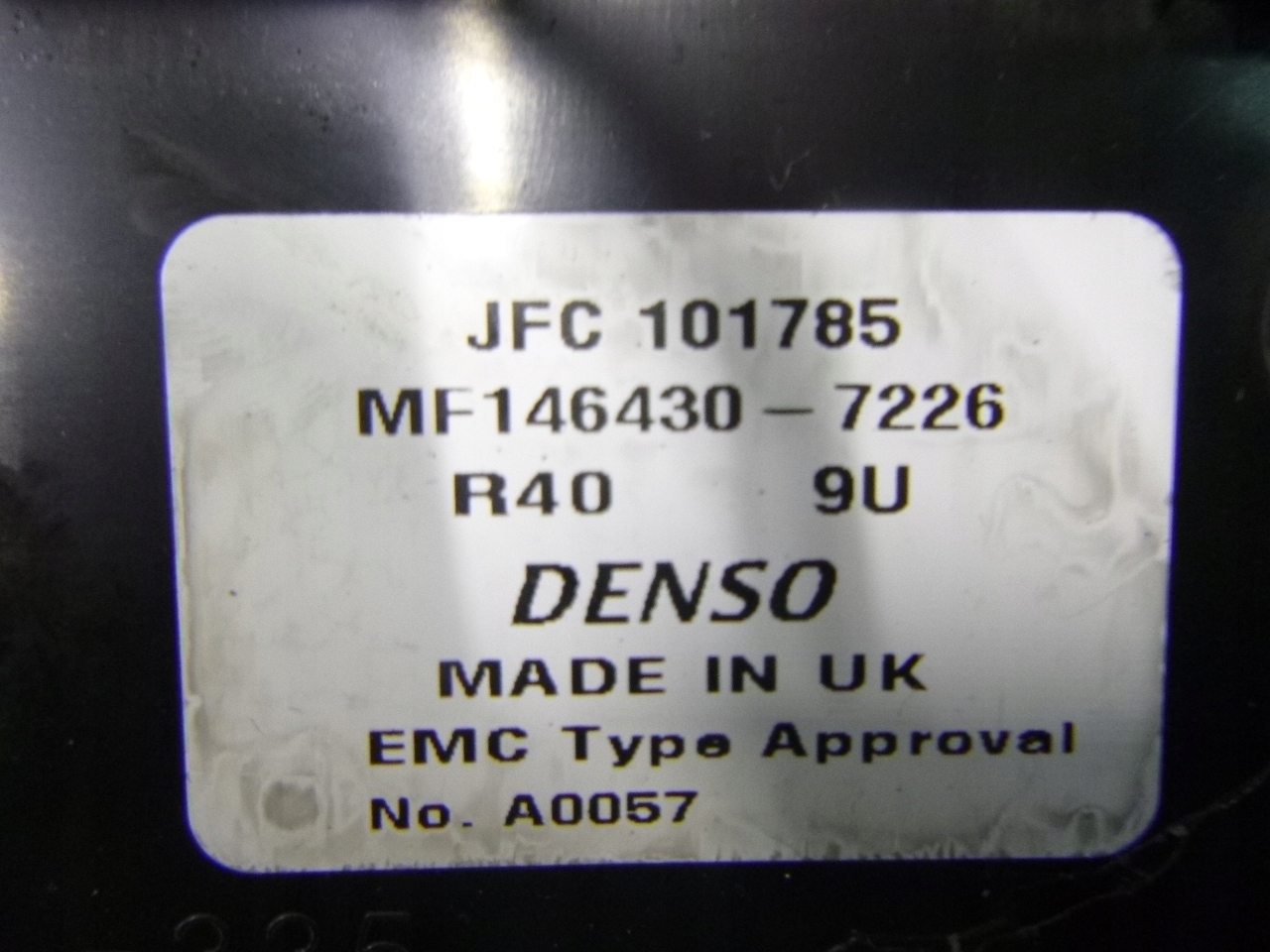air conditioning control panel air conditioning devices Rover 75 2001r.