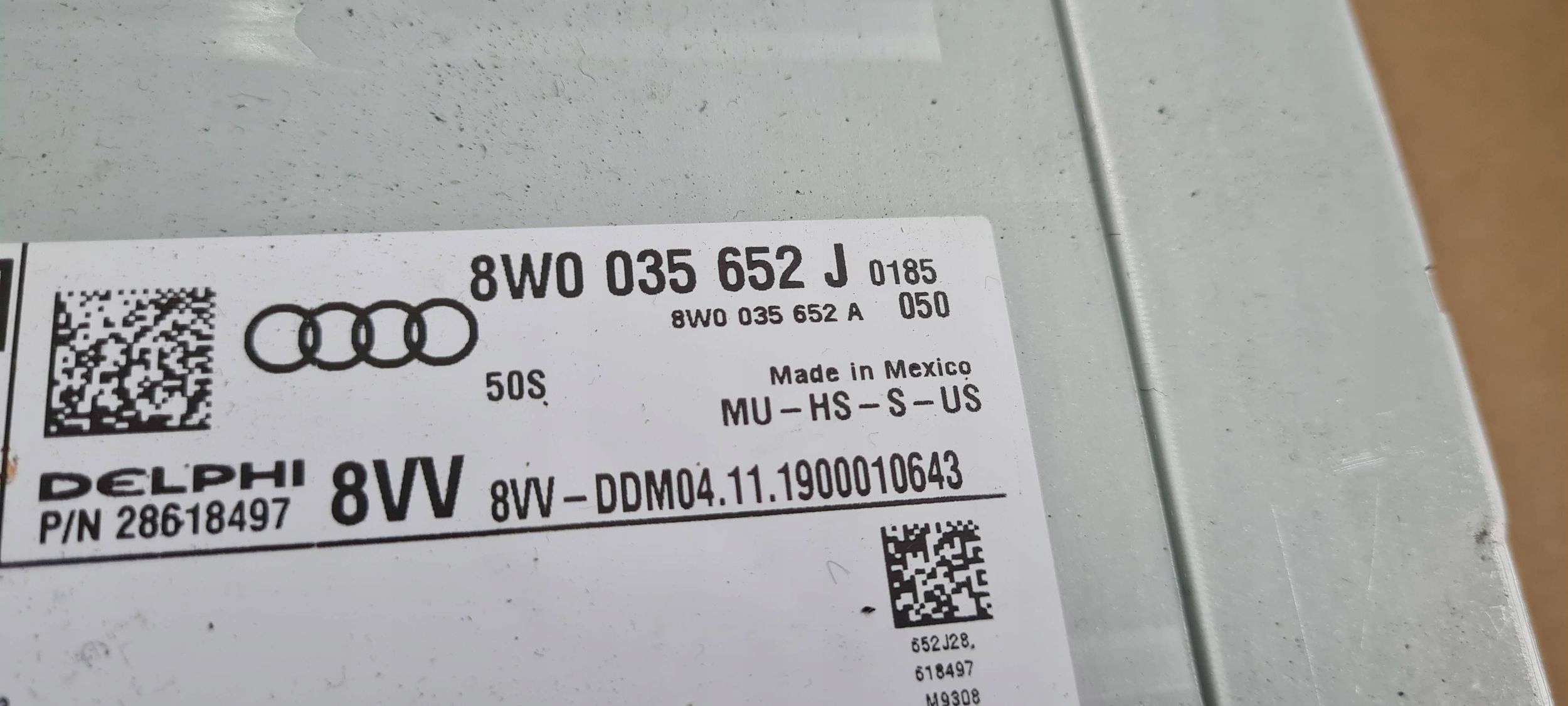 Q5 80A SQ5 module control unit player navigation devices 8W0035652J A4 B9 8W A5
