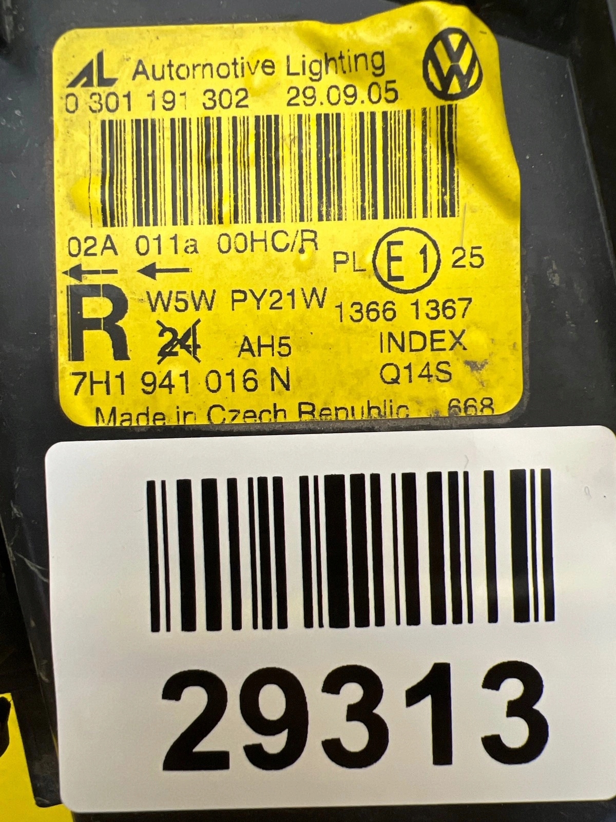 Licht vorne rechts Vw T5 7H1941016N