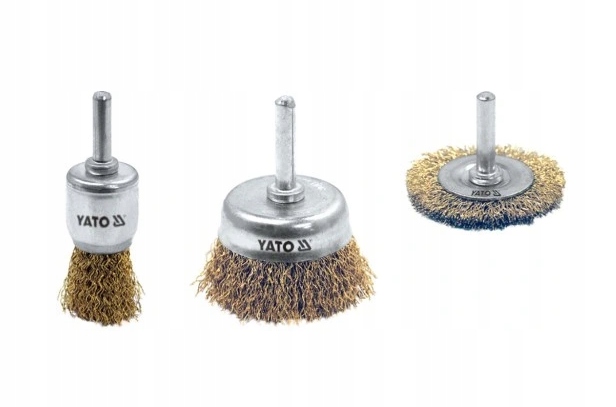 YATO ZESTAW 3SZT SZCZOTEK MOSIEZNYCH YT-4755