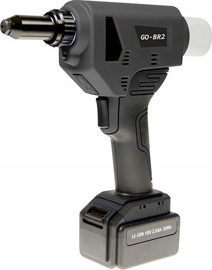 Akumulátorová nitovačka pre 1-stranové uzamykateľné nity Go-br 2 4-6,4 mm Goebel