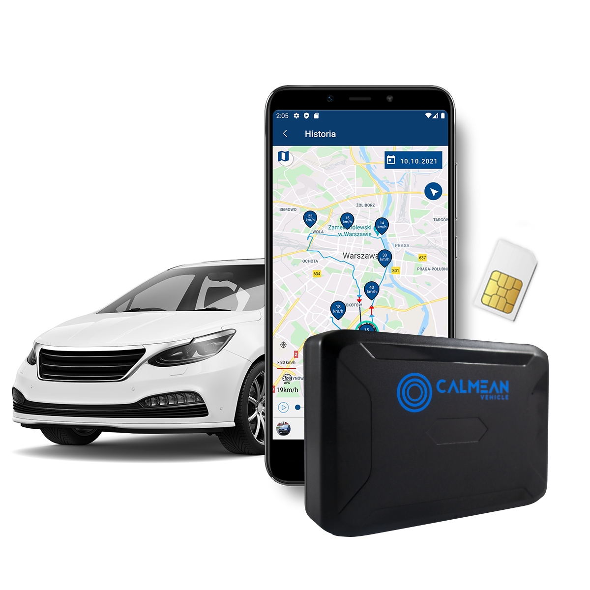 

Lokalizator Gps Samochodu 120dni Sim Calmean