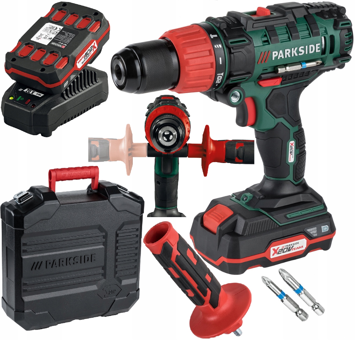 Akumulatorowa Wiertarko-wkrętarka Parkside Udar