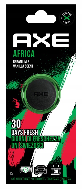 

Axe Mini Odświeżacz Powietrza Zapach Africa