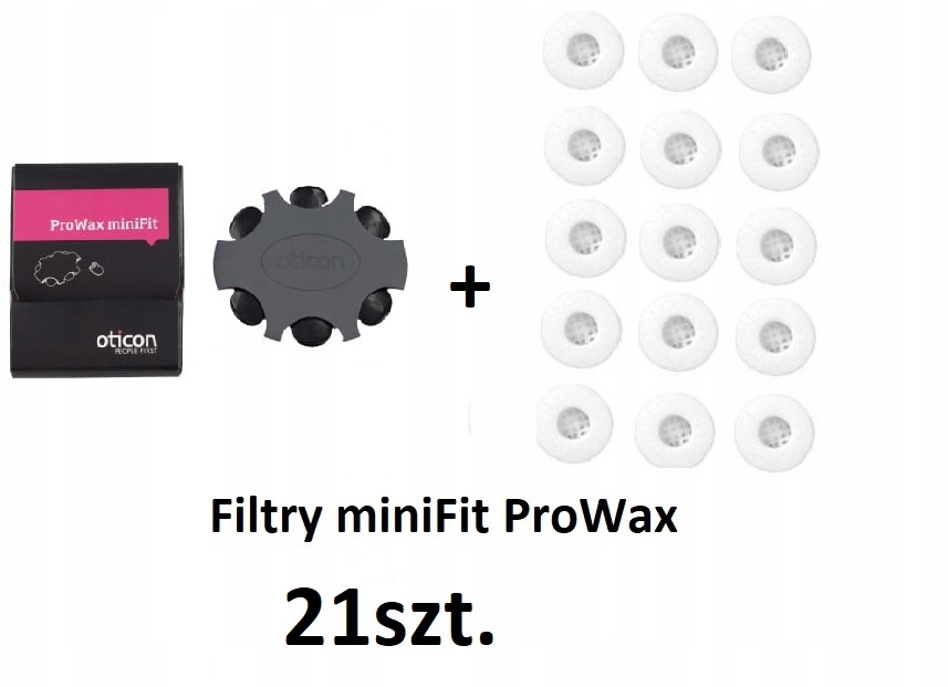 

Filtry Oticon ProWax MiniFit 21szt