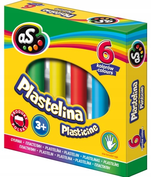

Plastelina As – 6 kolorów Astra