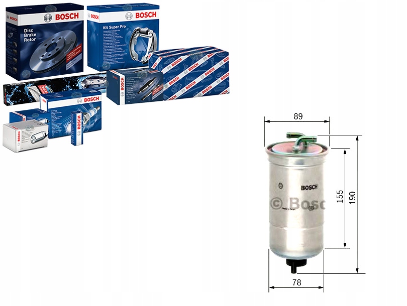 BOS0 450 - BOSCH ТОПЛИВНЫЙ ФИЛЬТР PP978 H79WK KL43 S4435NR