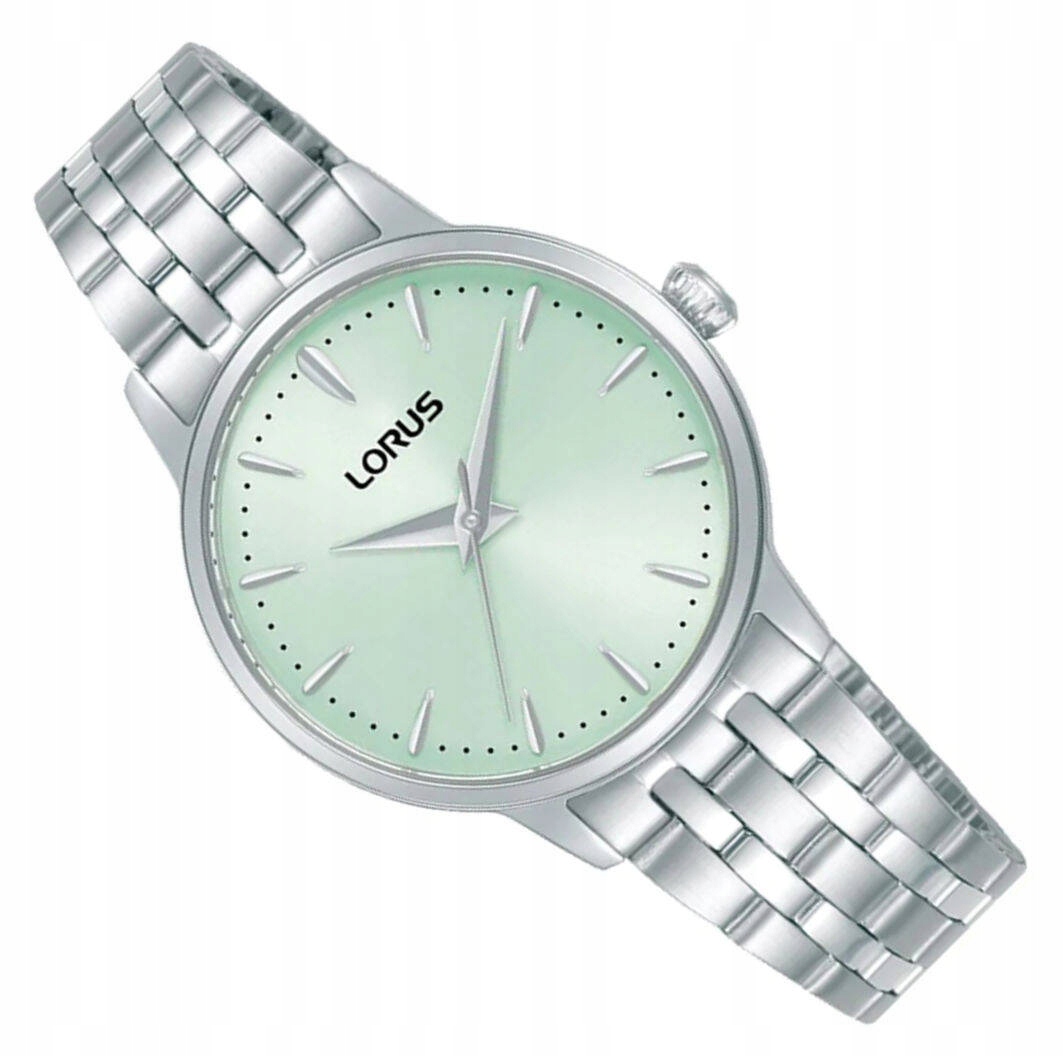 Dámské Vodotěsné Zelené Elegantní Ocelové Hodinky Lorus RG315XX9 50 M