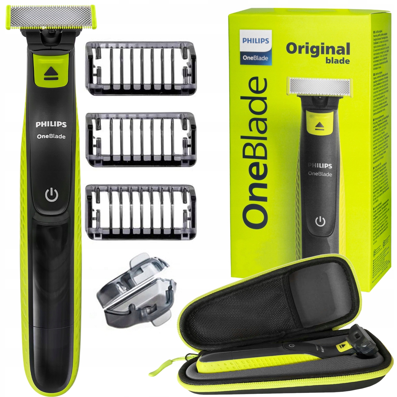 Holicí Strojek Zastřihovač Na Vousy Zastřihovač Philips Oneblade Original Pouzdro