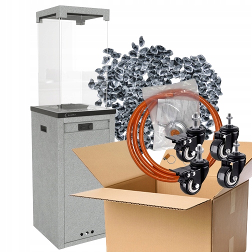 Ohřívač Patio Light Granito Kratki Kameny