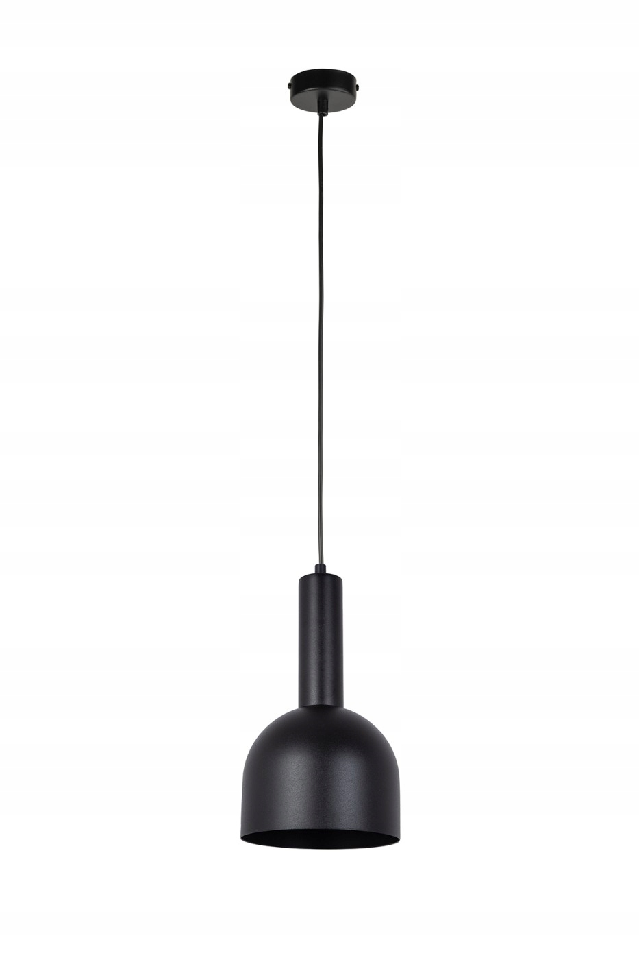 Závěsná lampa Sigma Vitrum zvonek černá 41107 E27 černá skleněná