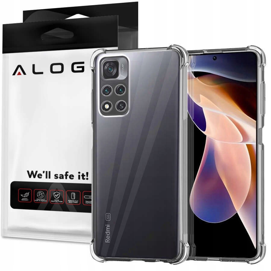 

Etui Silicone Alogy Case pancerne Do Redmi Note 11
