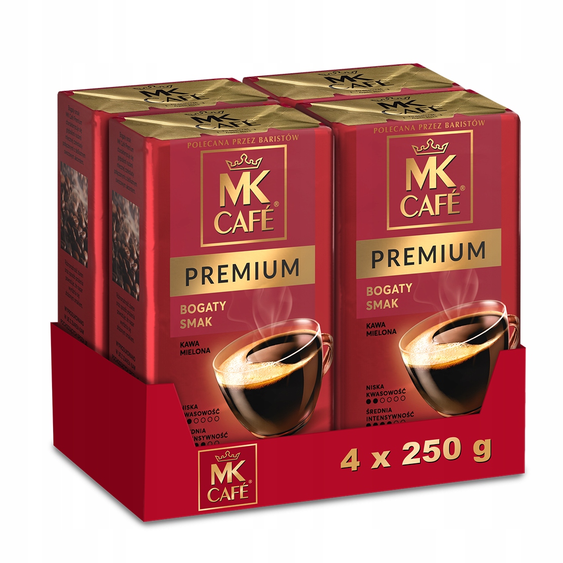 Levně Mletá káva Mk Cafe Premium 4x250 g