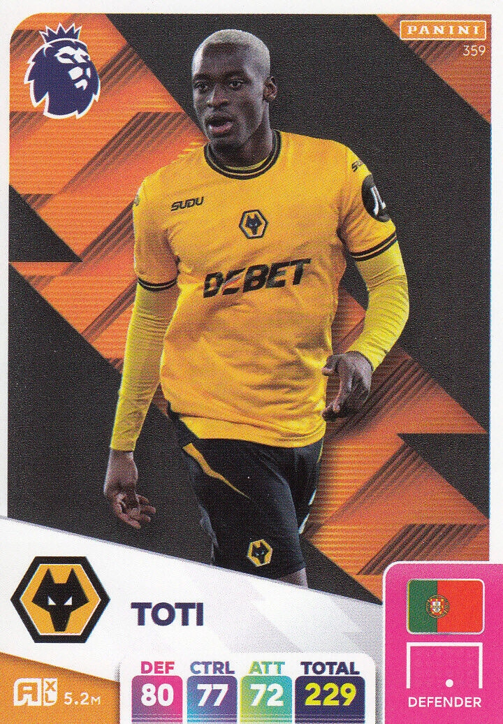 Premier League 2025 Base Card Toti Gomes 359