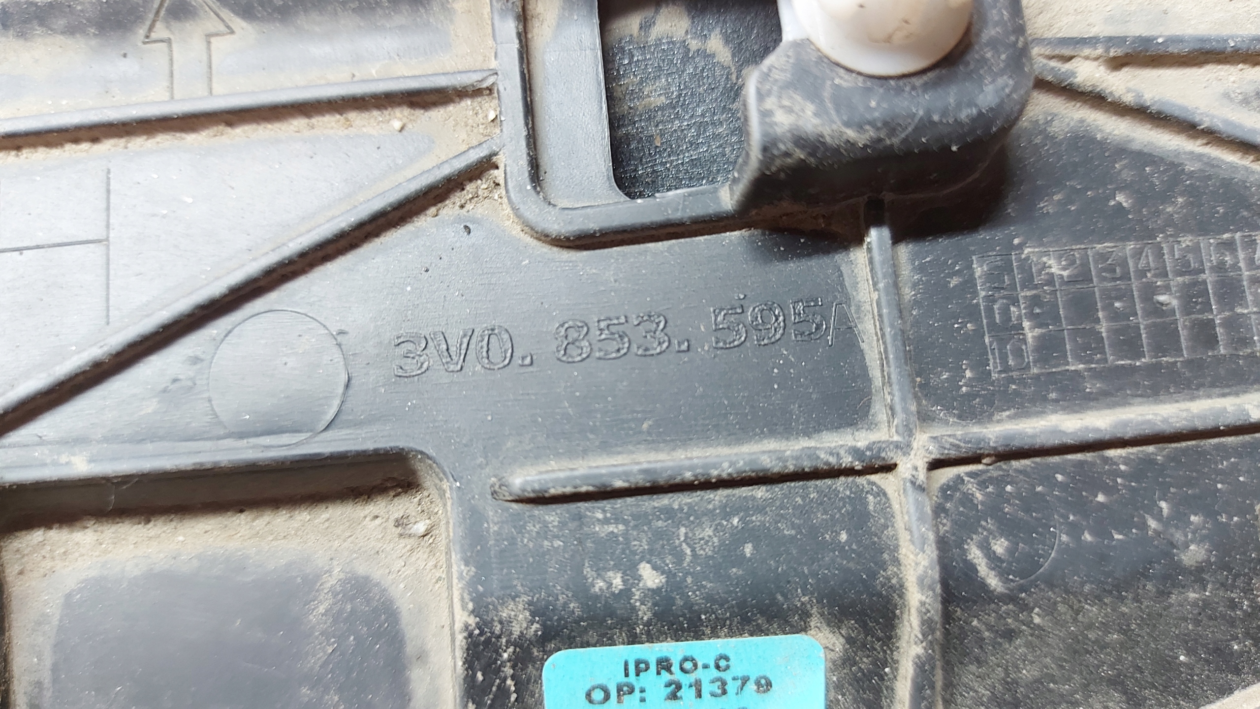 moulding door left left rear part rear SKODA SUPERB III 15