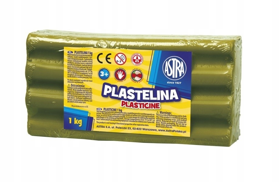 

Miękka Plastelina Astra 1 Kg Oliwkowa