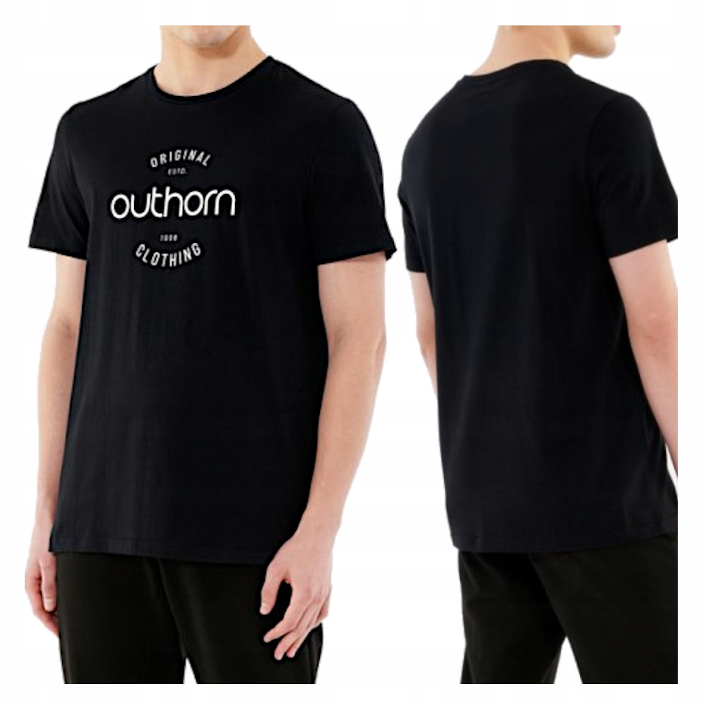 

Outhorn Koszulka Męska Czarna T-Shirt Rozm. L