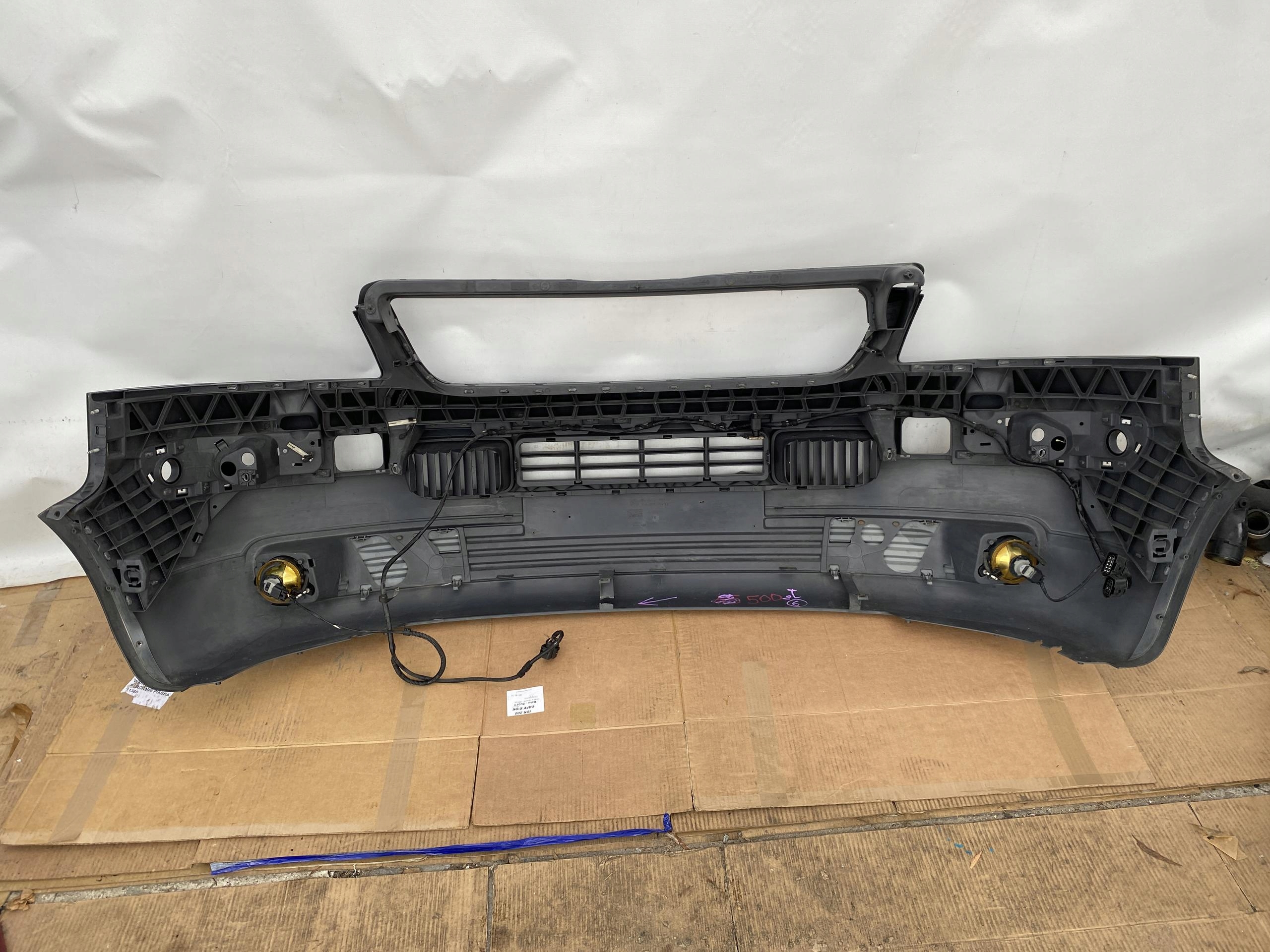 VW T5 TRANSPORTER 03- bumper front grey front fog lights 7H0807101