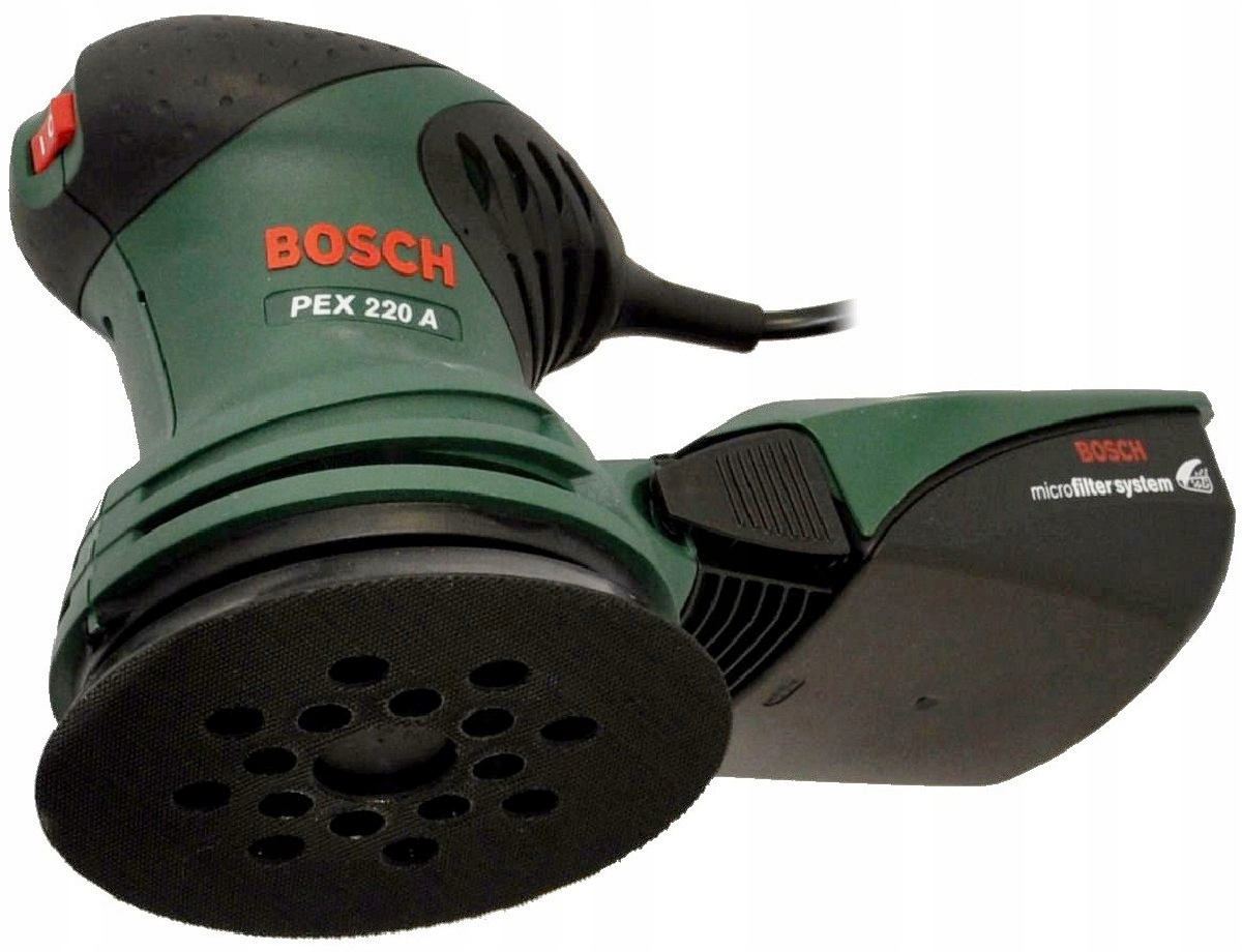 SZLIFIERKA MIMOŚRODOWA PEX 220A BOSCH Maksymalna moc 220 W