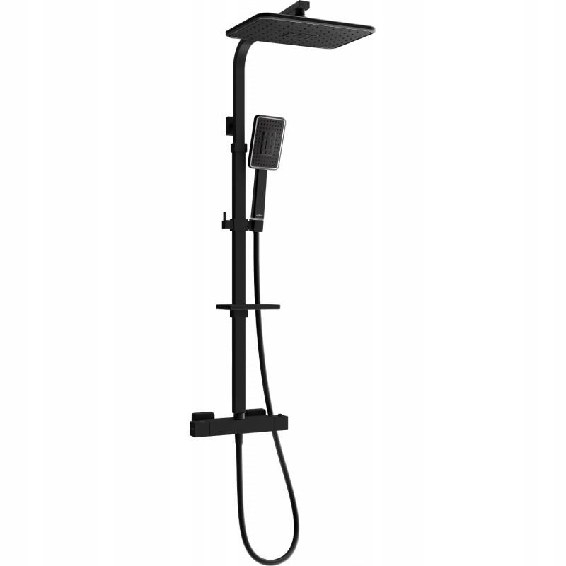 Mexen CQ54 stenová sprchová súprava s dažďovými tryskami a batériou