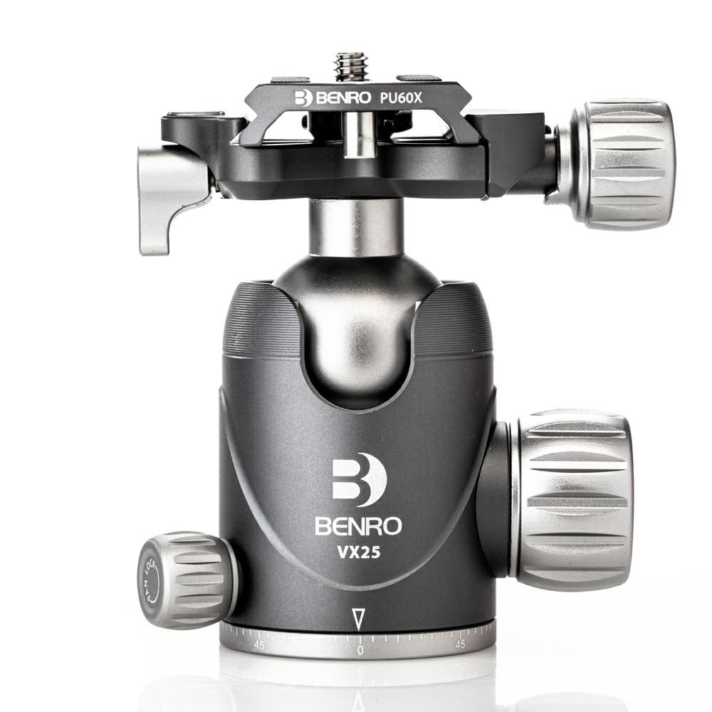 Benro VX25 głowica kulowa z płytką PU60X, udźwig 25 kg