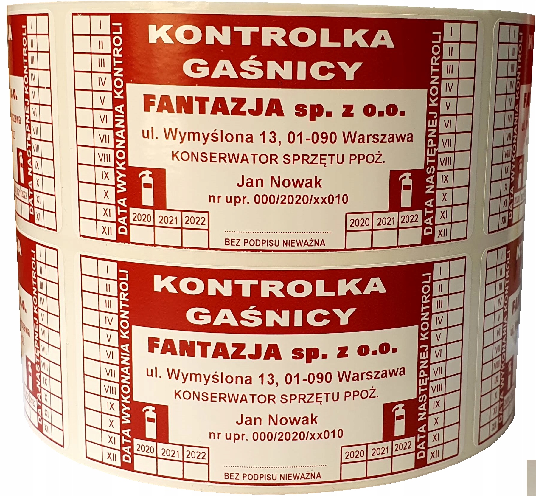 

kontrolki gaśnicy serwis gaśnic hydrantów zaworów