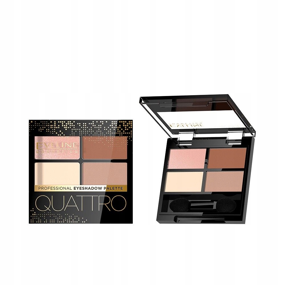 

Eveline Cosmetics Quattro Eyeshadow paleta 4 cieni