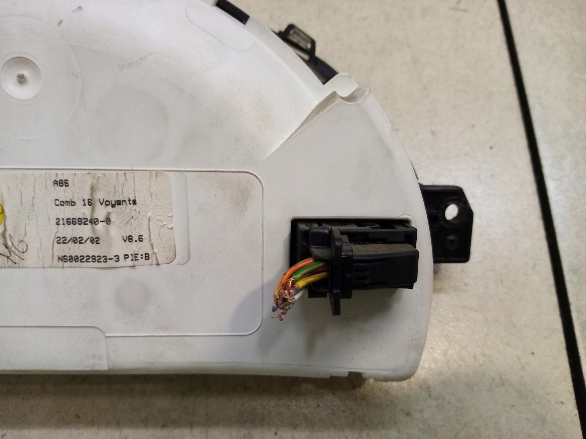 dials CITROEN C3 and 1.4 9645994280