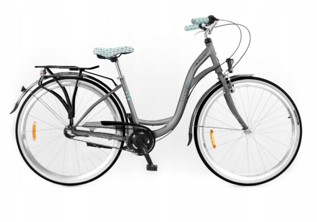 Rower 28 Storm Barcelona Damski Nexus 3 Biegi Srebrny Mat