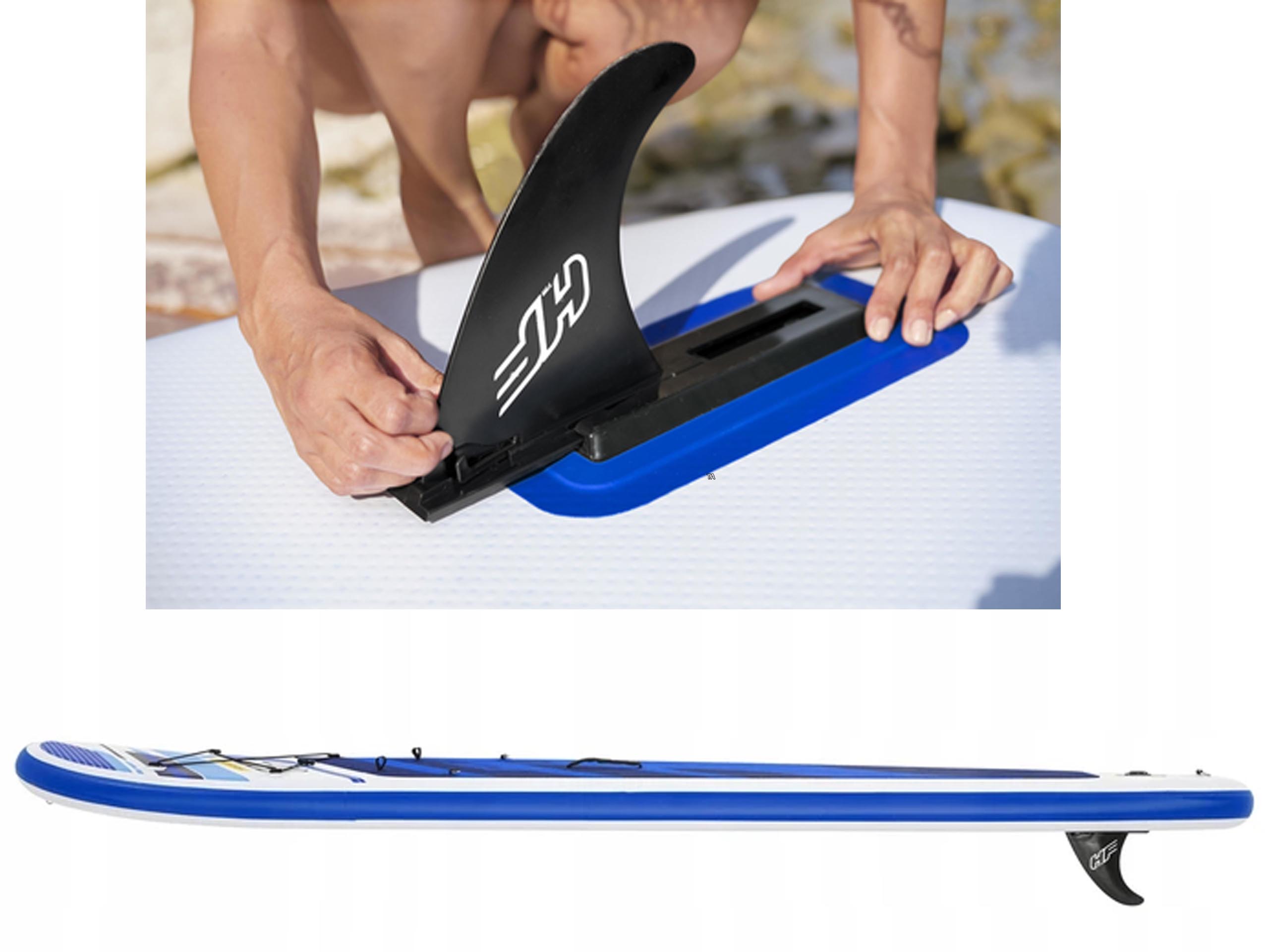 8W1 ZESTAW SURFING BOARD PADDLE DESKA STAND UP SUP SIEDZISKO KAJAK BESTWAY Model Oceana Combo