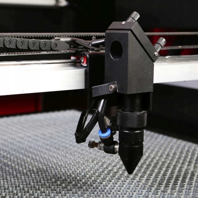 Ploter laserowy grawerka laser CO2 7050 70x50cm Tuba 80W EFR port USB Ruida Moc lasera 80 W