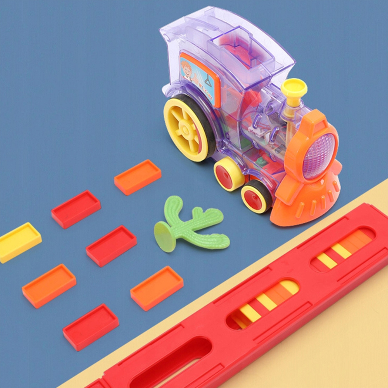 LOKOMOTIVNÍ VLAKOVÉ BLOKY DOMINO TRUCK puzzle Věk dítěte 3 roky +