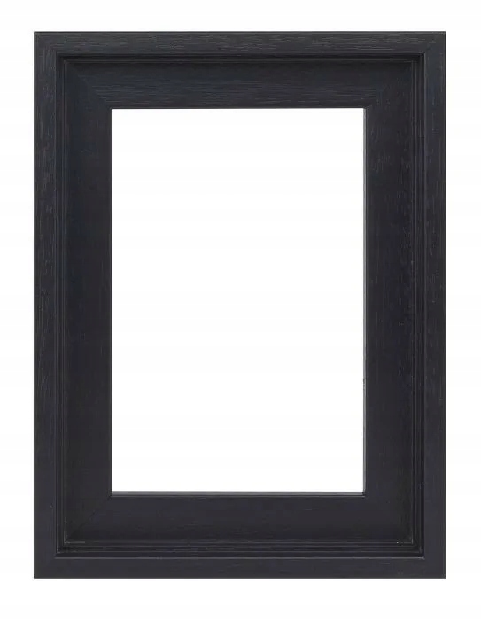 Rám na obraz dřevěný černý 40x80cm