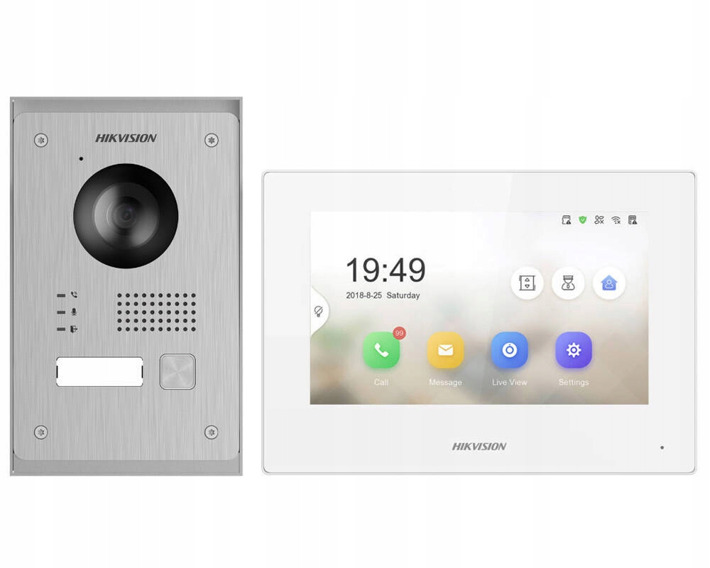 DS-KIS703-P-W Wideodomofon WiFi IP Hikvision 2żyły