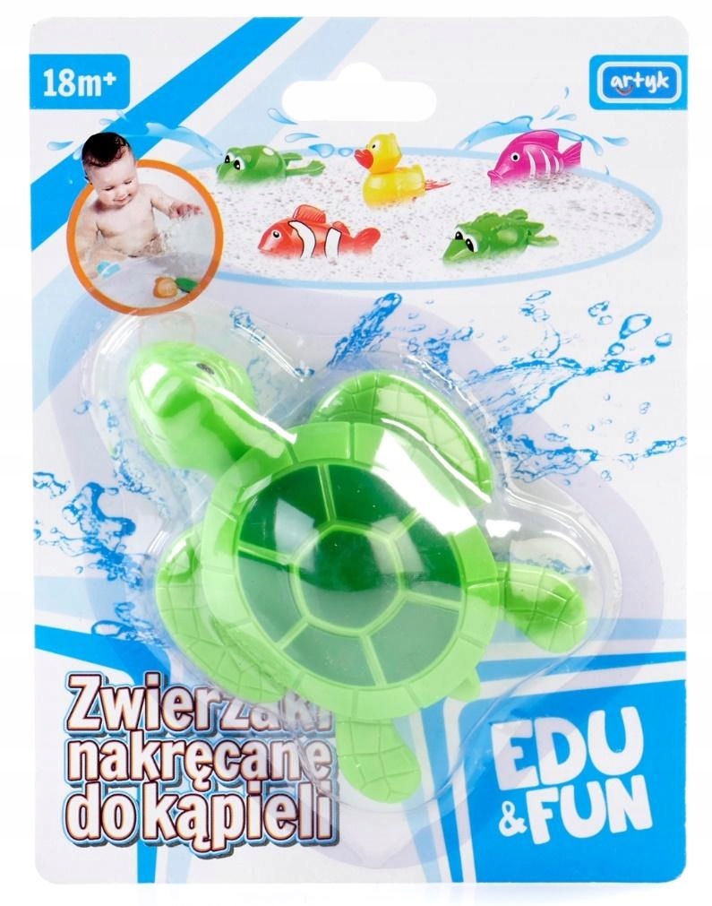 ZABAWKA DO KĄPIELI EDU&FUN ŻÓŁWIK