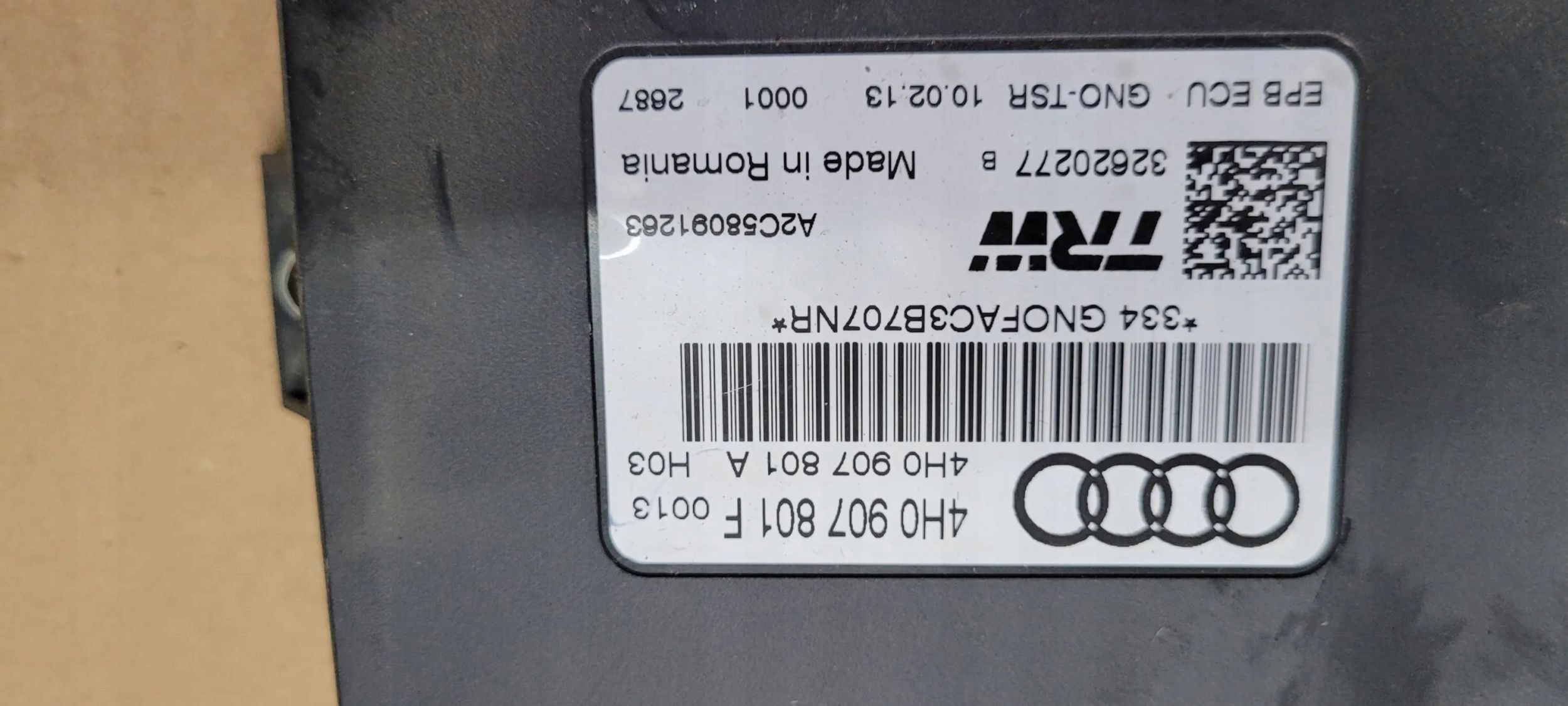 A6 C7 4G module brakes 4H0907801F A7 4G S7