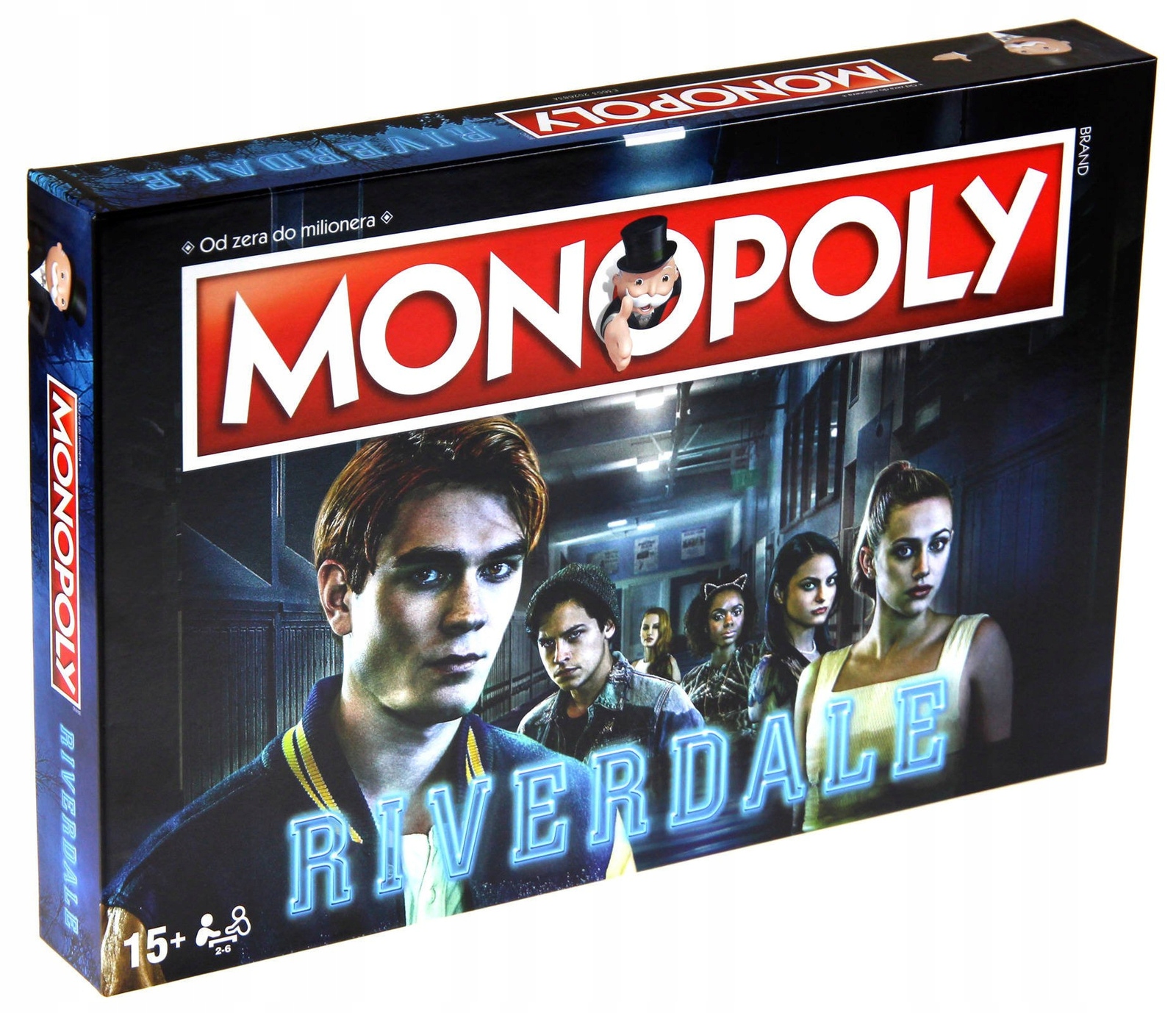 Monopoly Riverdale gra planszowa Rodzinna z serialu Kultowa 15+ 6 pionków