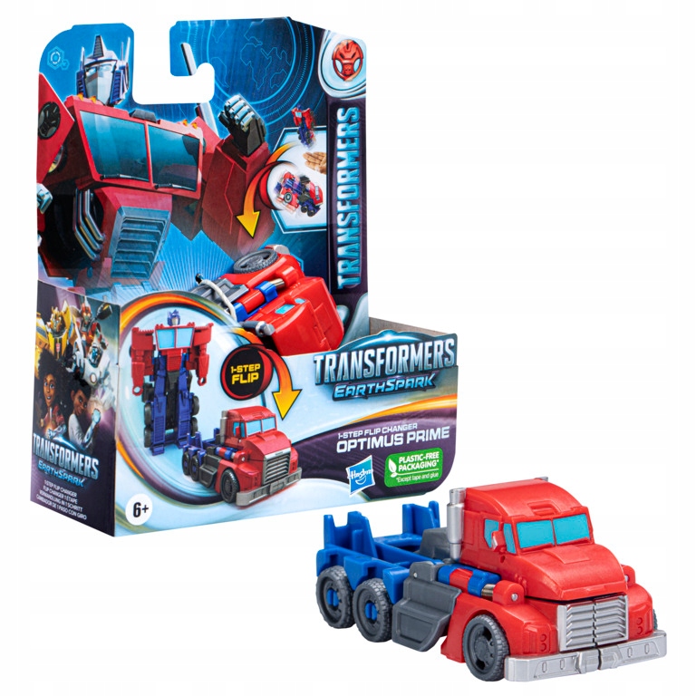 

Transformers Earthspark 1 Step Filp Optimus Prime