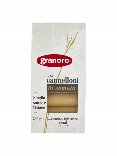 10 x Těstoviny Cannelloni Semola n.76 250g Granoro