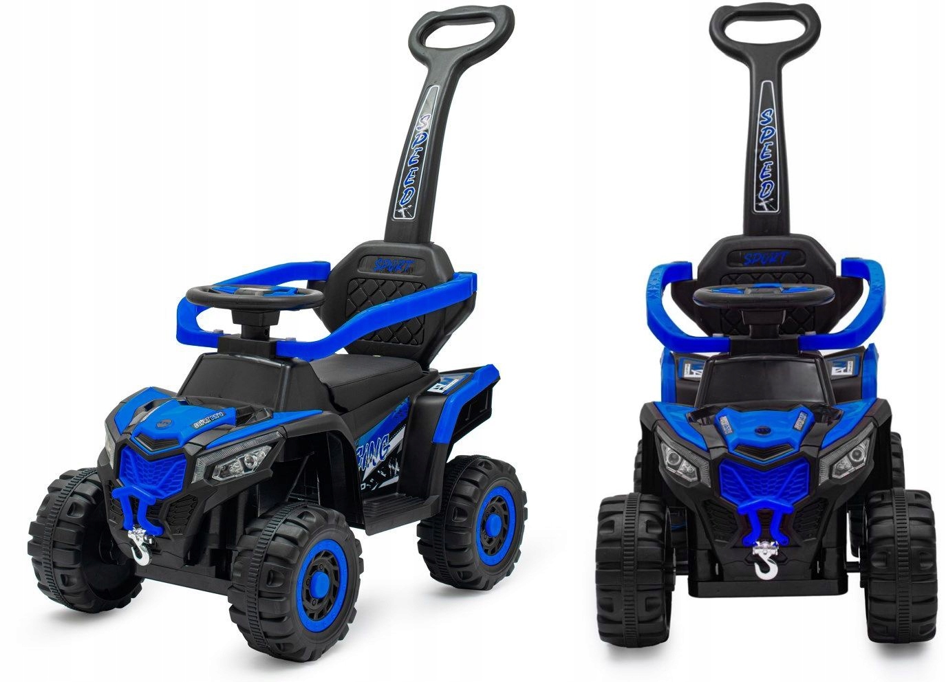 Elektryczny Jeździk Z Prowadnikiem Quad Baby MIX Ruggy