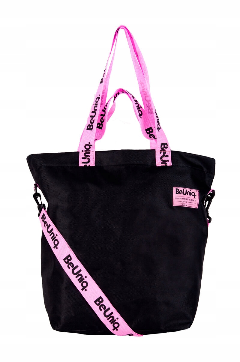 

Torba Damska Na Ramię Shopperka Czarna Vintage